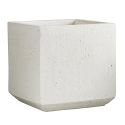 White Square Pot - Large