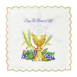 Bread of Life Chalice Pall - 4/pk