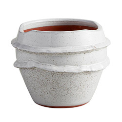 Swirl Vase - Ivory