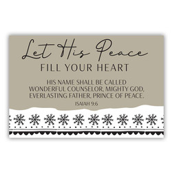 Pass It On-Let His Peace Fill Your Heart