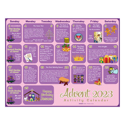 2023 Children's Advent Activity Calendar - 100/pk