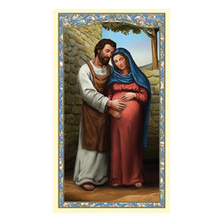 Our Lady of Advent Holy Card - 100/pk