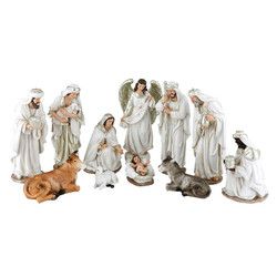 11-Piece 8" Elegant Nativity Set
