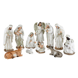 11-pc 10" Elegant Nativity Set