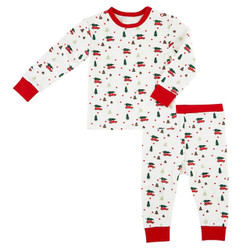 Christmas 2 Pc PJ Set - Red