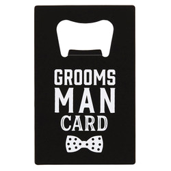 Man Card Bottle Opener -  Groomsman