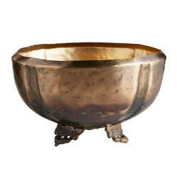 Two Tone Brass Planter - Small