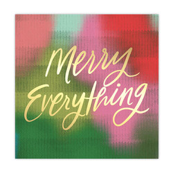 Thimblepress x Slant Foil Beverage Napkins - Merry Everything