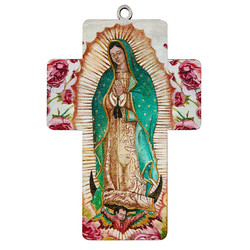5" Our Lady Of Guadalupe Wall Cross - 6/pk