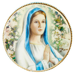 Madonna Rosary Tin