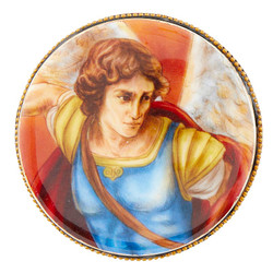 St. Michael the Archangel Rosary Tin