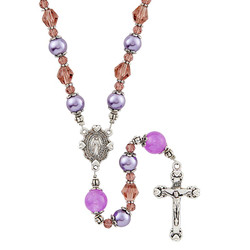 Amore Mio Collection Rosary - Amethyst