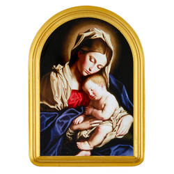 Sacred Blessings Wood Plaque - Sassoferrato: Madonna And Child