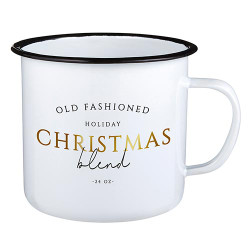 Holiday Enamel Mug - Christmas Blend
