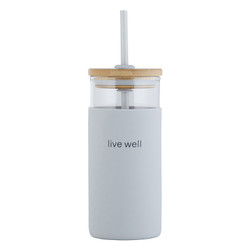 Glass Tumbler - Live Well