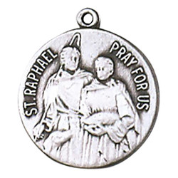 St. Raphael Medal on Chain (JC-128/1MFT)