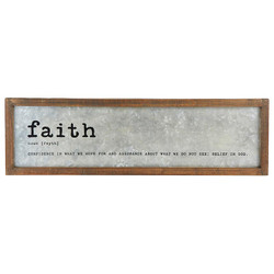 Metal Sign - Faith
