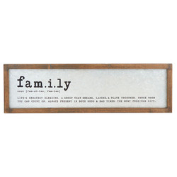 Metal Sign - Family