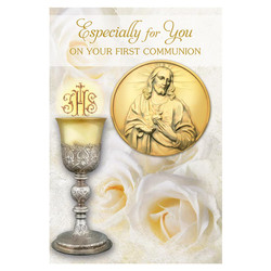 Especially for You on Your First Communion Card