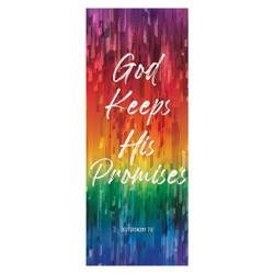 Spring Promises Series God Keeps His Promises X Stand Banner