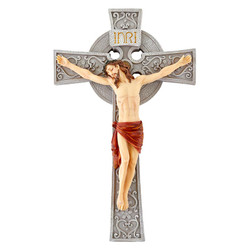 13" Celtic Wall Crucifix