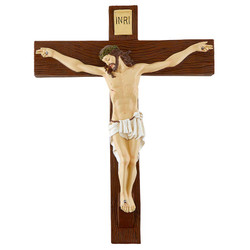 20" Traditional Wall Crucifix
