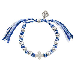 Miraculous Tassel Rosary Bracelet - 6/pk