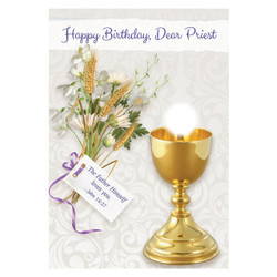 Happy Birthday Priest Card