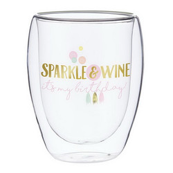 Double-Wall Wine Glass - Sparkle & Shine