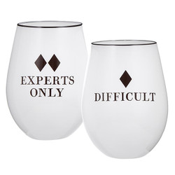 Face To Face Wine Glass - Experts/Difficult - Set of 2