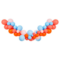 Balloon Arch - Pink-Blue-Orange