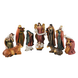 11-Piece 8-1/4" Timeless Nativity Set