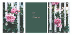 Greeting Card - Thank You Floral Greeting Card - Thank You Floral
