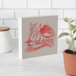 Wood Block - Let's Get Outdoors