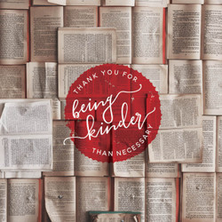 Greeting Card - Thank You - Being Kinder Greeting Card - Thank You - Being Kinder