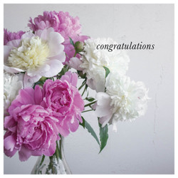 Greeting Card - Wedding - Floral Greeting Card - Wedding - Floral
