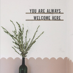 Greeting Card - Encouragement - Welcome Here Greeting Card - Encouragement - Welcome Here