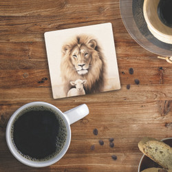 Coaster - Lion & Lamb Coaster - Lion & Lamb