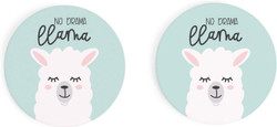 Car Coasters - No Drama Llama Car Coasters - No Drama Llama
