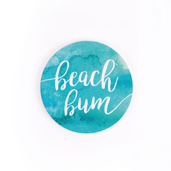 Car Coaster - Beach Bum