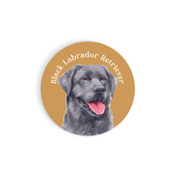 Car Coaster - Black Lab