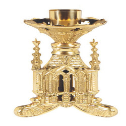 Sudbury Brass San Pietro Series Tall Altar Candlestick - Autom