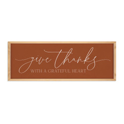 Framed Art - Give Thanks With a Grateful Heart Framed Art - Give Thanks With a Grateful Heart