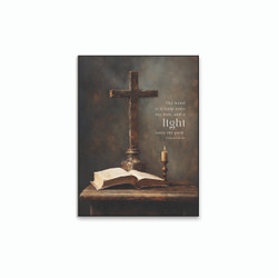 Foundations Of Faith Collection Art Print - Thy Word Is A Foundations Of Faith Collection Art Print - Thy Word Is A