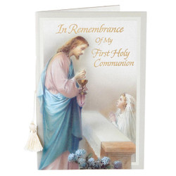 First Communion Certificard for Girl