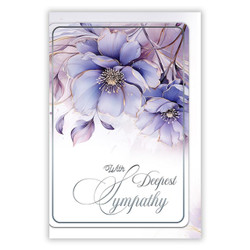 With Deepest Sympathy Trifold Card