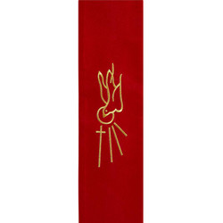 70" Satin Descending Dove Confirmation Stole 70" Satin Descending Dove Confirmation Stole