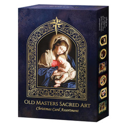 Old Masters Sacred Art Christmas Cards with Envelopes (6 Asst) - 24/pk