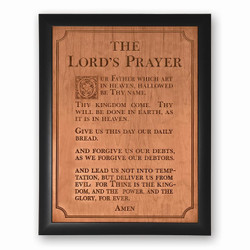 Ornate Decor Carved Art - The Lords Prayer - XL Ornate Decor Carved Art - The Lords Prayer - XL