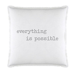 Face to Face Euro Pillowcase - Everything Is Possible